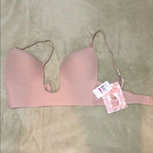 NWT Nude Plunge Bra 36D